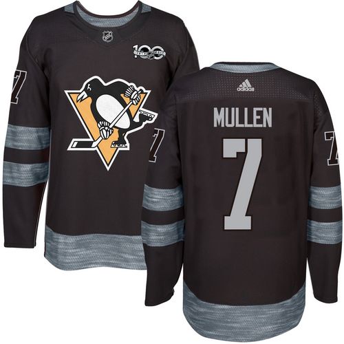 Pittsburgh Penguins #7 Joe Mullen Black 1917-2017 100th Anniversary Stitched Jersey Men's cheap jerseys for sale - CheapJerseys.Shop