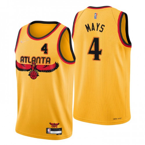 Atlanta Atlanta Hawks #4 Skylar Mays Mens Gold 2021/22 Swingman Jersey - City Edition Mens cheap jerseys for sale - CheapJerseys.Shop