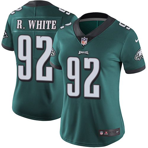 Philadelphia Eagles #92 Reggie White Midnight Green Team Color Women's Stitched Vapor Untouchable Limited Jersey Womens cheap jerseys for sale - CheapJerseys.Shop