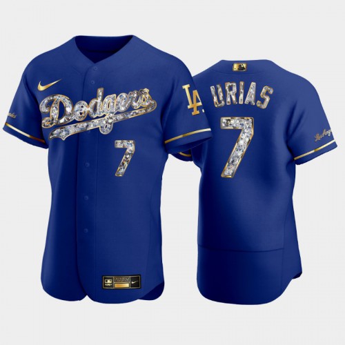 Los Angeles Los Angeles Dodgers #7 Julio Urias Men's Diamond Edition Jersey - Royal Men's cheap jerseys for sale - CheapJerseys.Shop