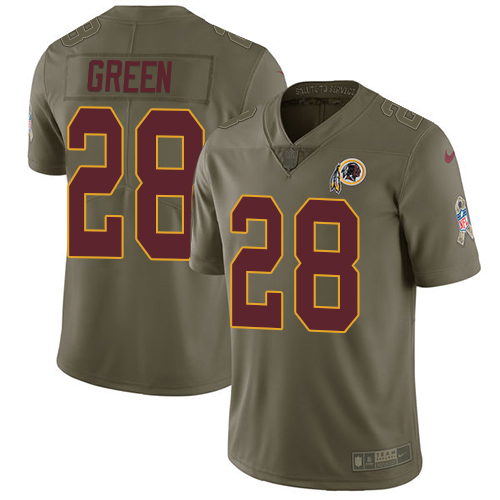 Washington Commanders #28 Darrell Green Olive Men's Stitched Limited 2017 Salute to Service Jersey Men's cheap jerseys for sale - CheapJerseys.Shop