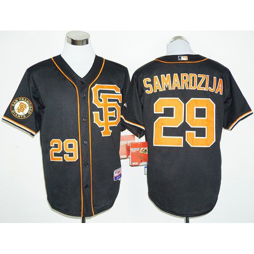 San Francisco Giants #29 Jeff Samardzija Black 2016 Cool Base Stitched Jersey Men's cheap jerseys for sale - CheapJerseys.Shop