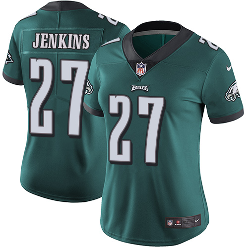 Philadelphia Eagles #27 Malcolm Jenkins Midnight Green Team Color Women's Stitched Vapor Untouchable Limited Jersey Womens cheap jerseys for sale - CheapJerseys.Shop