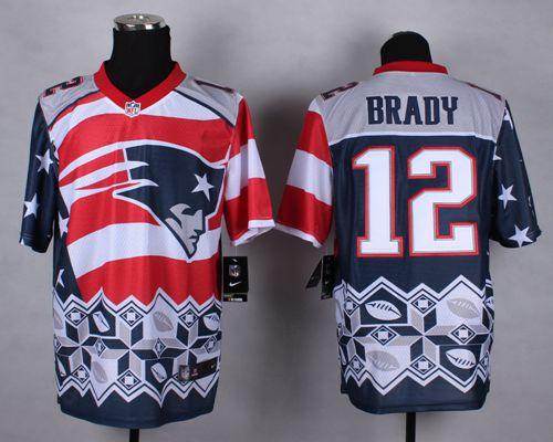 Patriots #12 Tom Brady Navy Blue Men's Stitched Elite Noble Fashion Jersey cheap jerseys for sale - CheapJerseys.Shop