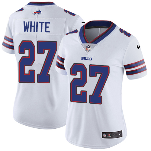 Bills #27 Tre'Davious White White Women's Stitched Vapor Untouchable Limited Jersey cheap jerseys for sale - CheapJerseys.Shop