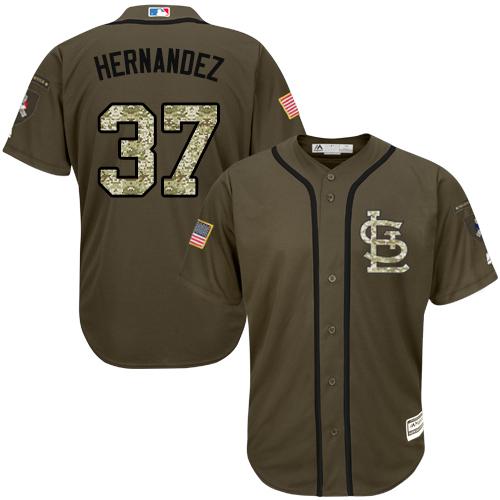 St.Louis Cardinals #37 Keith Hernandez Green Salute to Service Stitched Jersey Men's cheap jerseys for sale - CheapJerseys.Shop