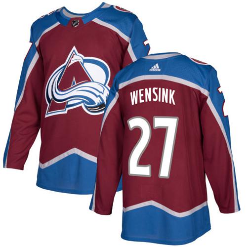 Colorado Avalanche #27 John Wensink Burgundy Home Authentic Stitched Jersey Men's cheap jerseys for sale - CheapJerseys.Shop