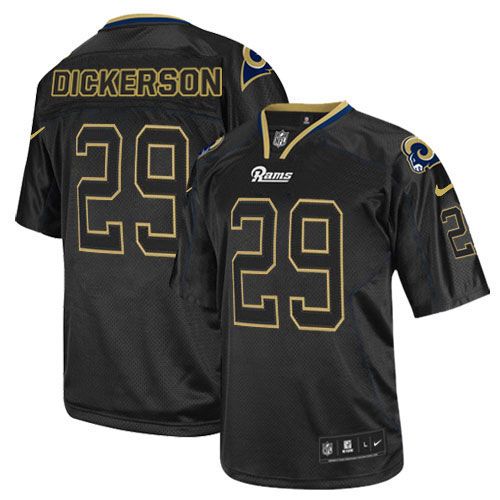 Rams #29 Eric Dickerson Lights Out Black Men's Stitched Elite Jersey cheap jerseys for sale - CheapJerseys.Shop