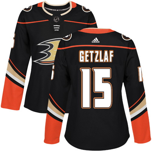 Anaheim Ducks #15 Ryan Getzlaf Black Home Authentic Women's Stitched Jersey Womens cheap jerseys for sale - CheapJerseys.Shop