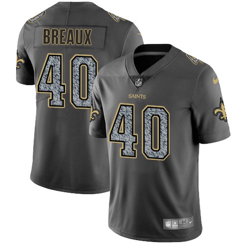 New Orleans Saints #40 Delvin Breaux Gray Static Men's Stitched Vapor Untouchable Limited Jersey Men's cheap jerseys for sale - CheapJerseys.Shop