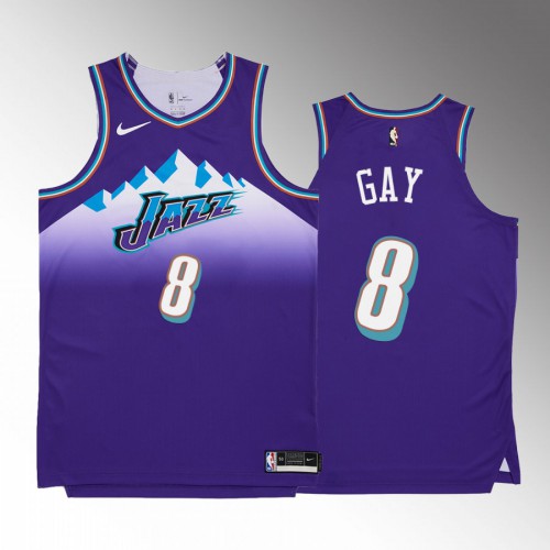 Utah Utah Jazz #8 Rudy Gay Mens Purple 2022-23 Classic Edition Jersey Mens cheap jerseys for sale - CheapJerseys.Shop