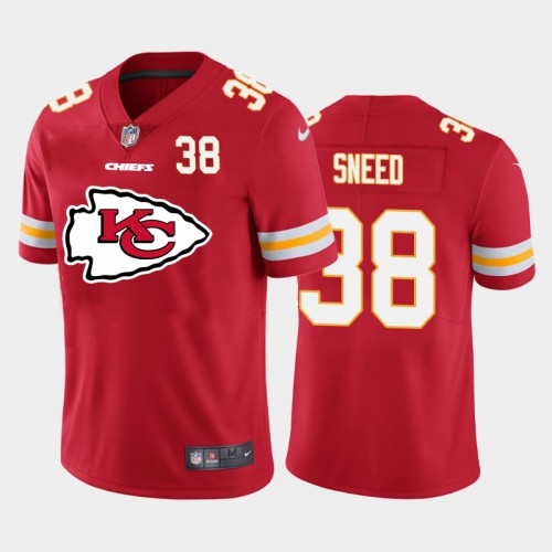 Kansas City Kansas City Chiefs #38 Chris Lammons Red Men's Big Team Logo Player Vapor Limited Jersey Men's cheap jerseys for sale - CheapJerseys.Shop