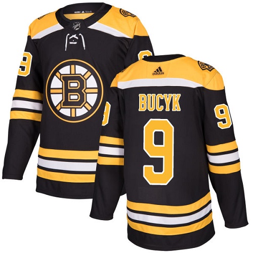 Boston Bruins #9 Johnny Bucyk Black Home Authentic Stitched Jersey Men's cheap jerseys for sale - CheapJerseys.Shop
