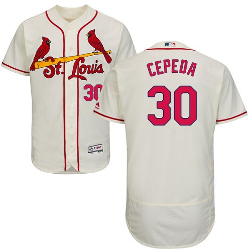 St.Louis Cardinals #30 Orlando Cepeda Cream Flexbase Authentic Collection Stitched Jersey Men's cheap jerseys for sale - CheapJerseys.Shop