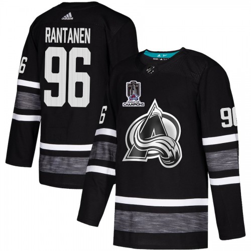 Colorado Avalanche #96 Mikko Rantanen Black 2022 Stanley Cup Champions Authentic All-Star Stitched Jersey Men's cheap jerseys for sale - CheapJerseys.Shop
