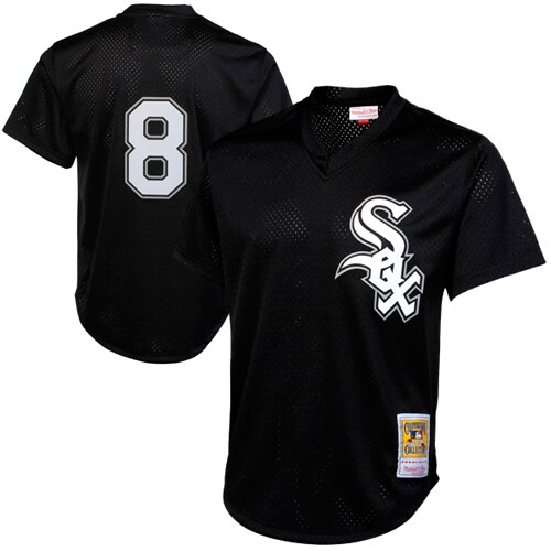 Bo Jackson Chicago White Sox Mitchell & Ness 1993 Authentic Cooperstown Collection Batting Practice Jersey - Black cheap jerseys for sale - CheapJerseys.Shop