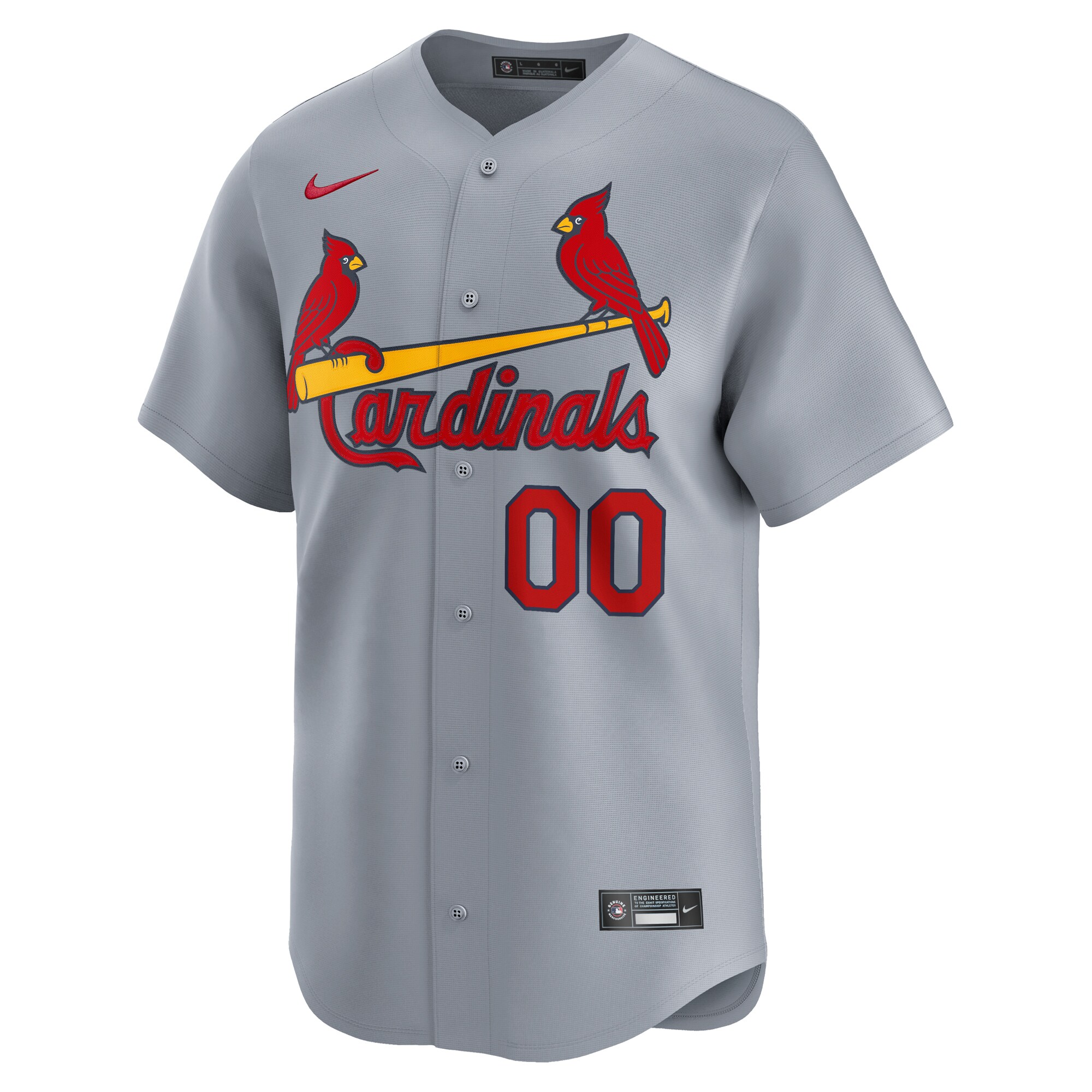 St. Louis Cardinals Away Limited Custom Jersey - Gray cheap jerseys for sale - CheapJerseys.Shop