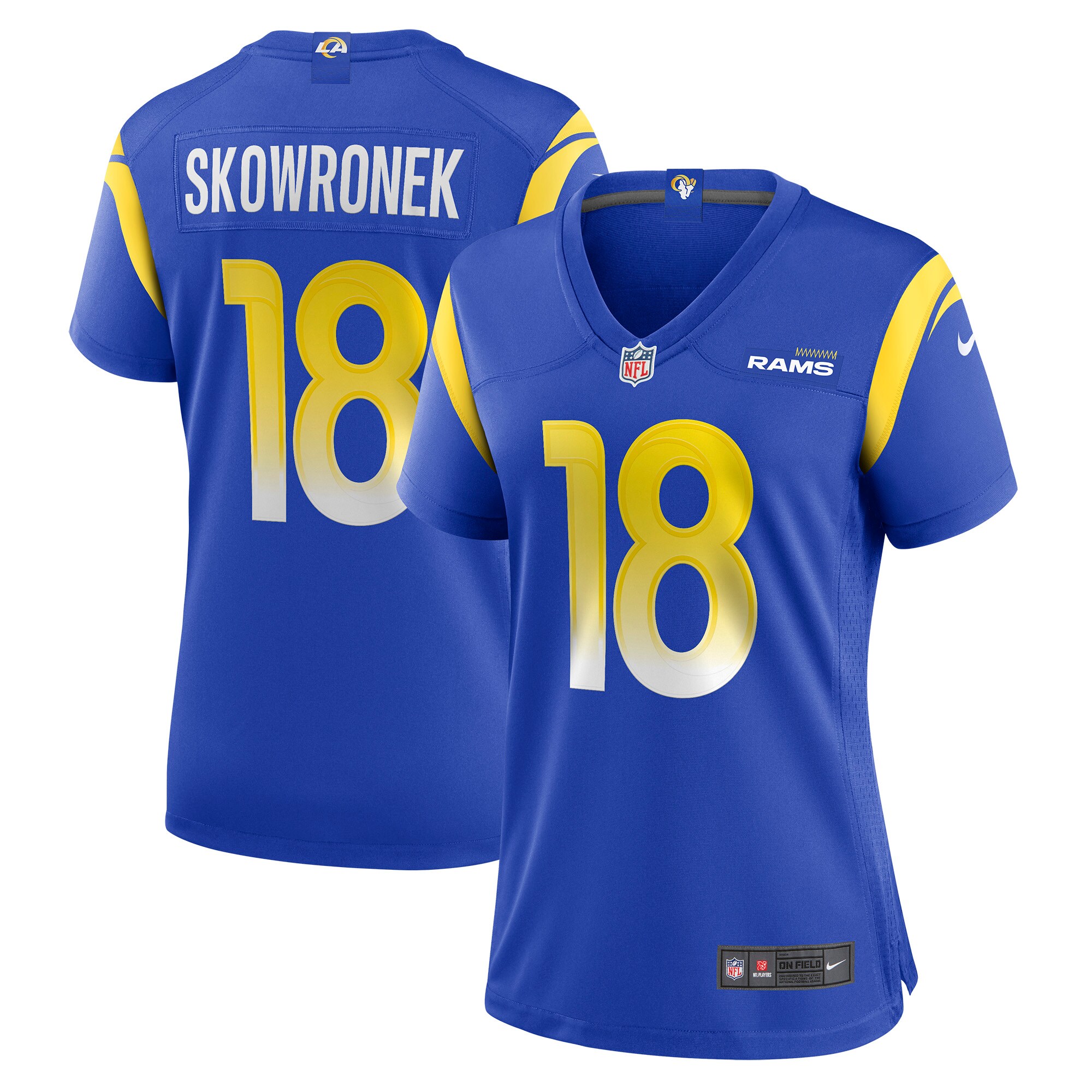 Ben Skowronek Los Angeles Rams Women's Game Jersey - Royal cheap jerseys for sale - CheapJerseys.Shop