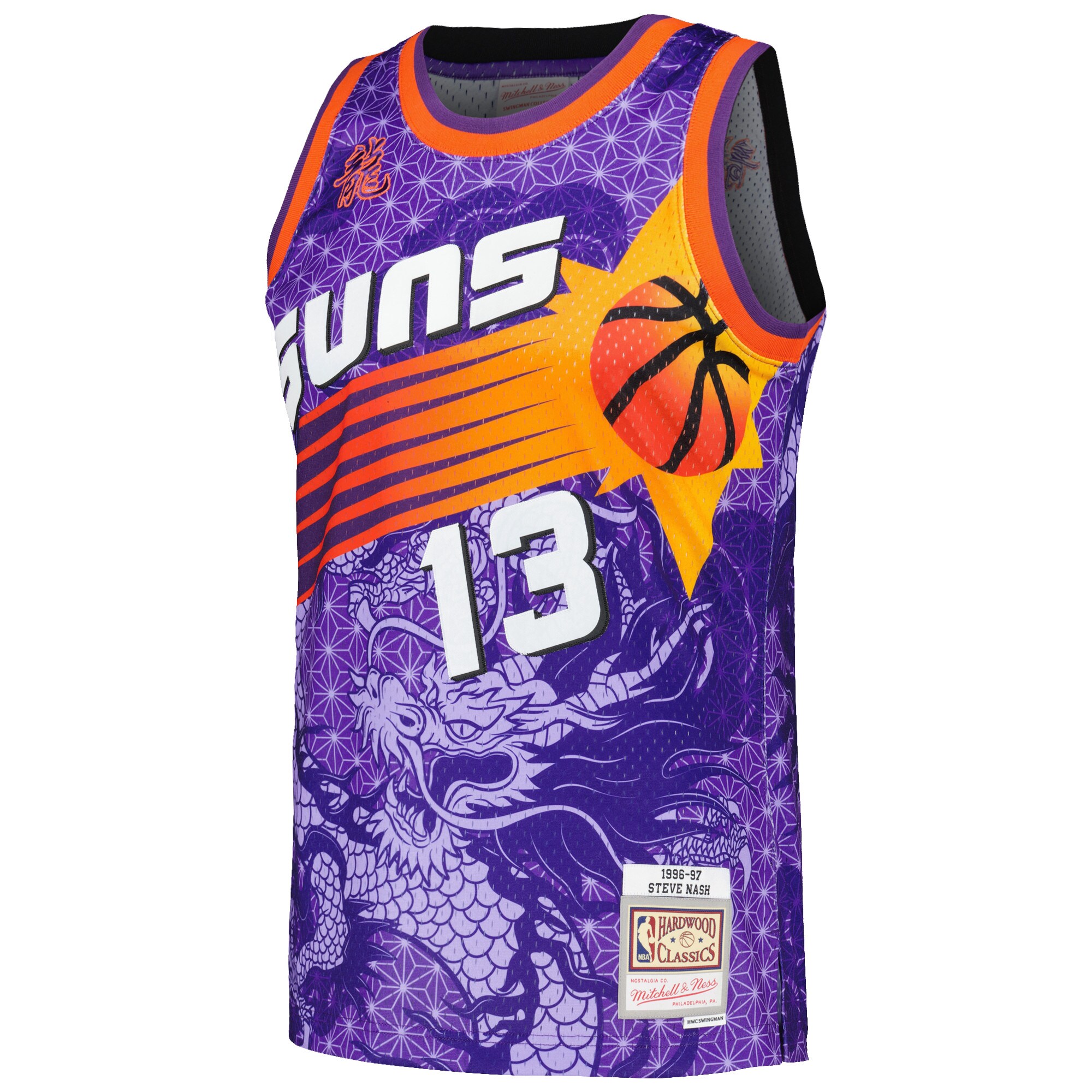 Steve Nash Phoenix Suns Mitchell & Ness 1996\/97 Hardwood Classics Asian Heritage 6.0 Swingman Throwback Player Jersey - Purple cheap jerseys for sale - CheapJerseys.Shop