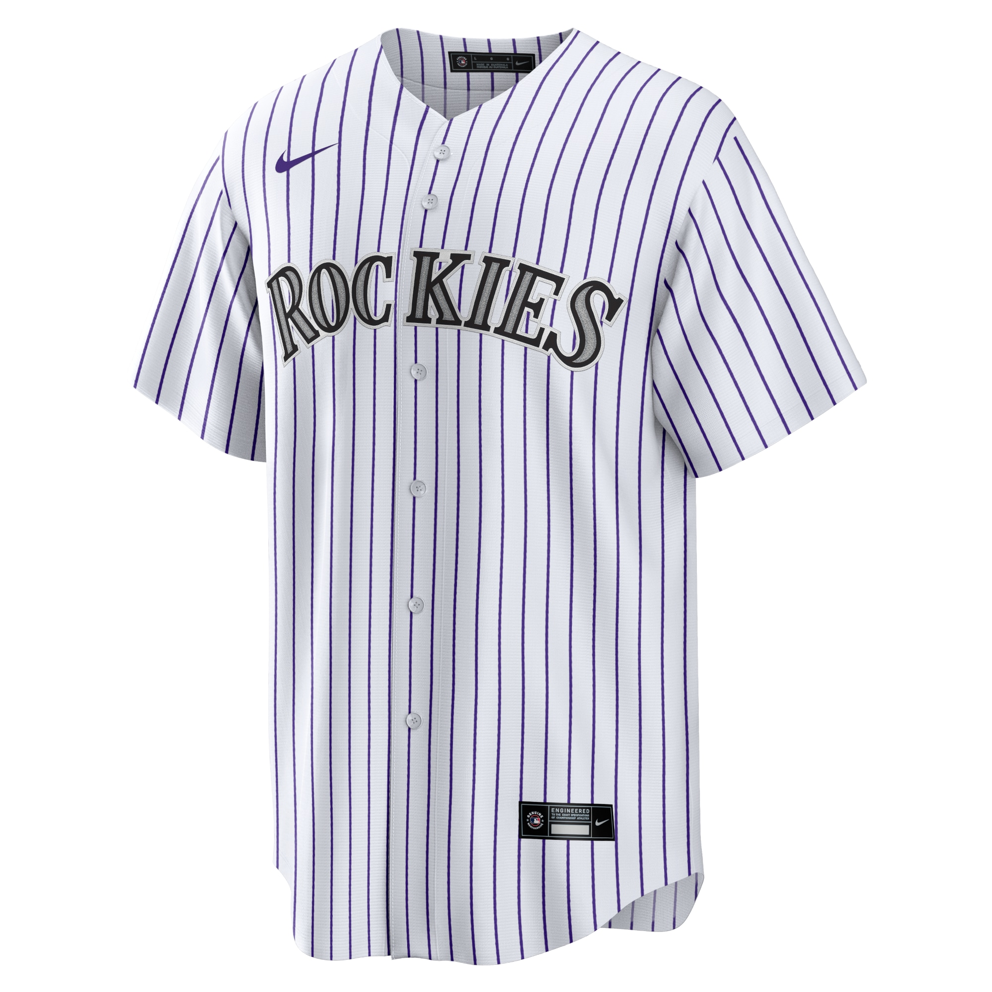 Charlie Blackmon Colorado Rockies Home Replica Player Name Jersey - White cheap jerseys for sale - CheapJerseys.Shop