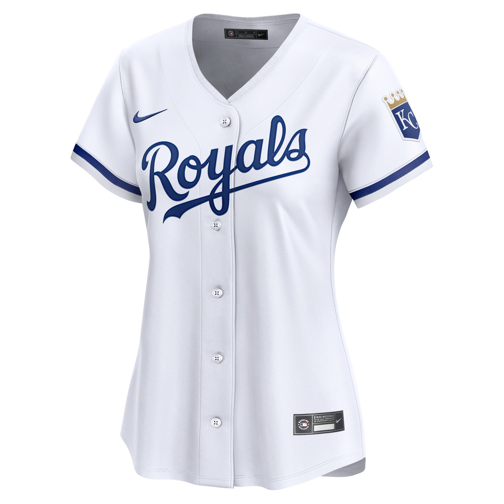 Kansas City Royals Women's Home Limited Jersey - White cheap jerseys for sale - CheapJerseys.Shop