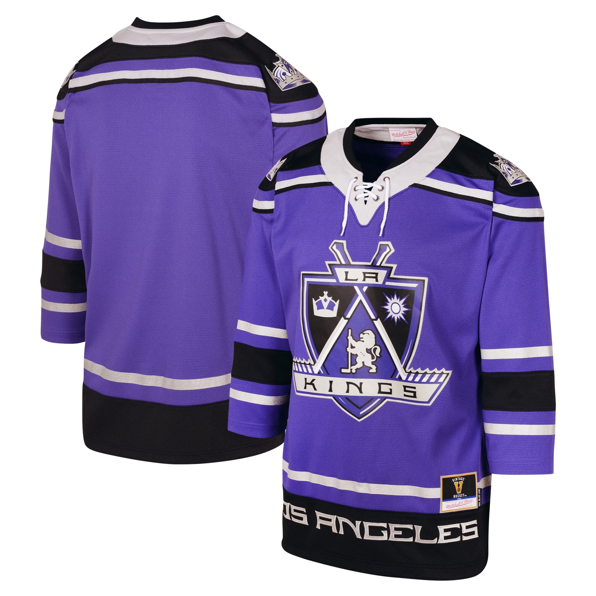 Los Angeles Kings Mitchell & Ness Youth 2002 Blue Line Player Jersey - Purple cheap jerseys for sale - CheapJerseys.Shop