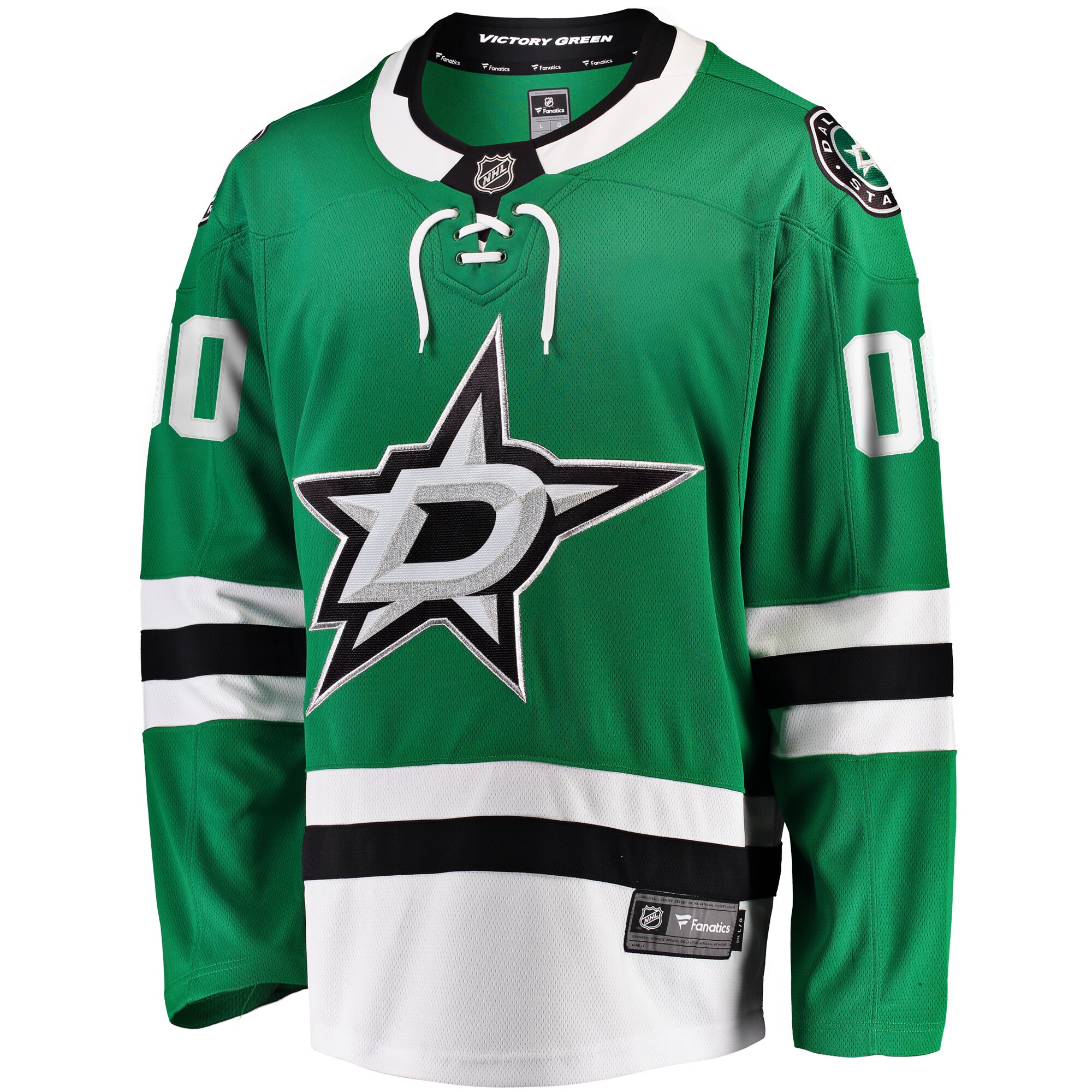 Dallas Stars Fanatics Home Breakaway Custom Jersey - Green cheap jerseys for sale - CheapJerseys.Shop