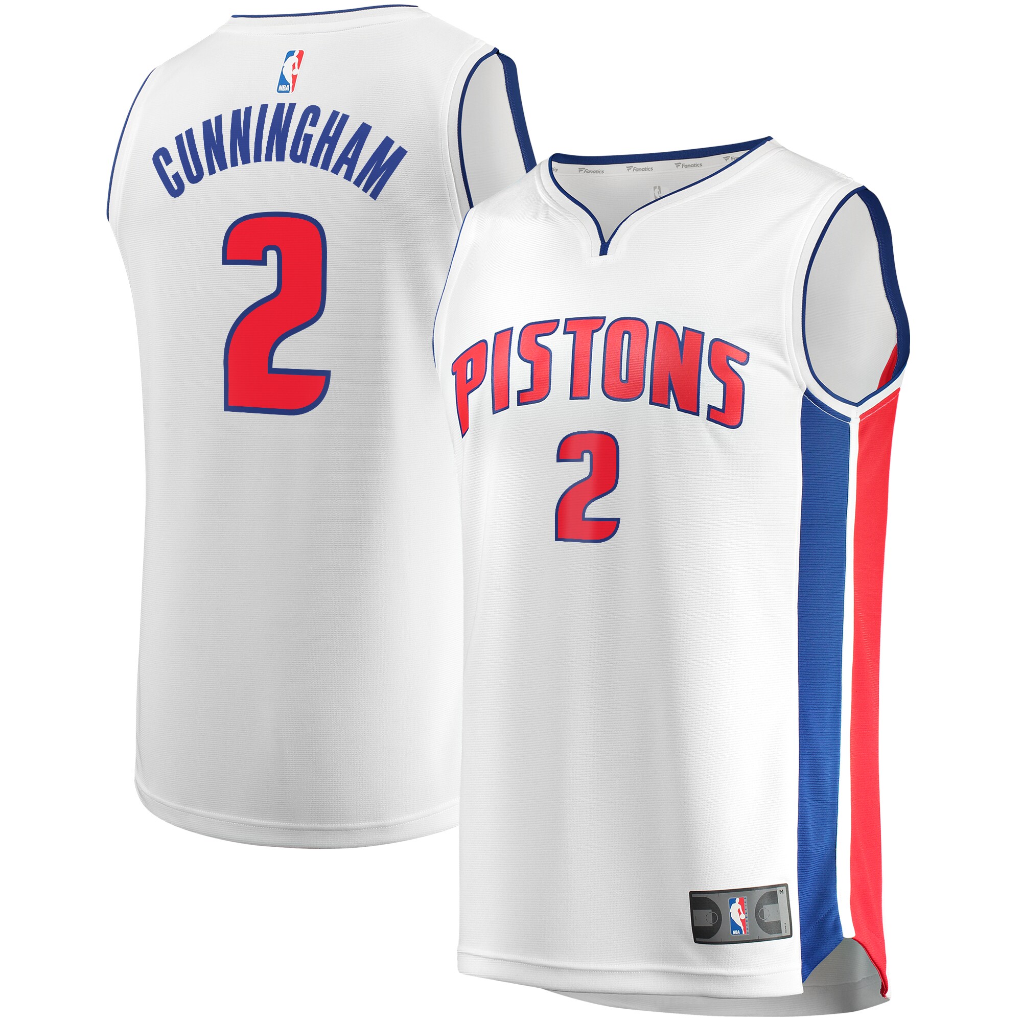 Cade Cunningham Detroit Pistons Fanatics Fast Break Replica Jersey - Association Edition - White cheap jerseys for sale - CheapJerseys.Shop