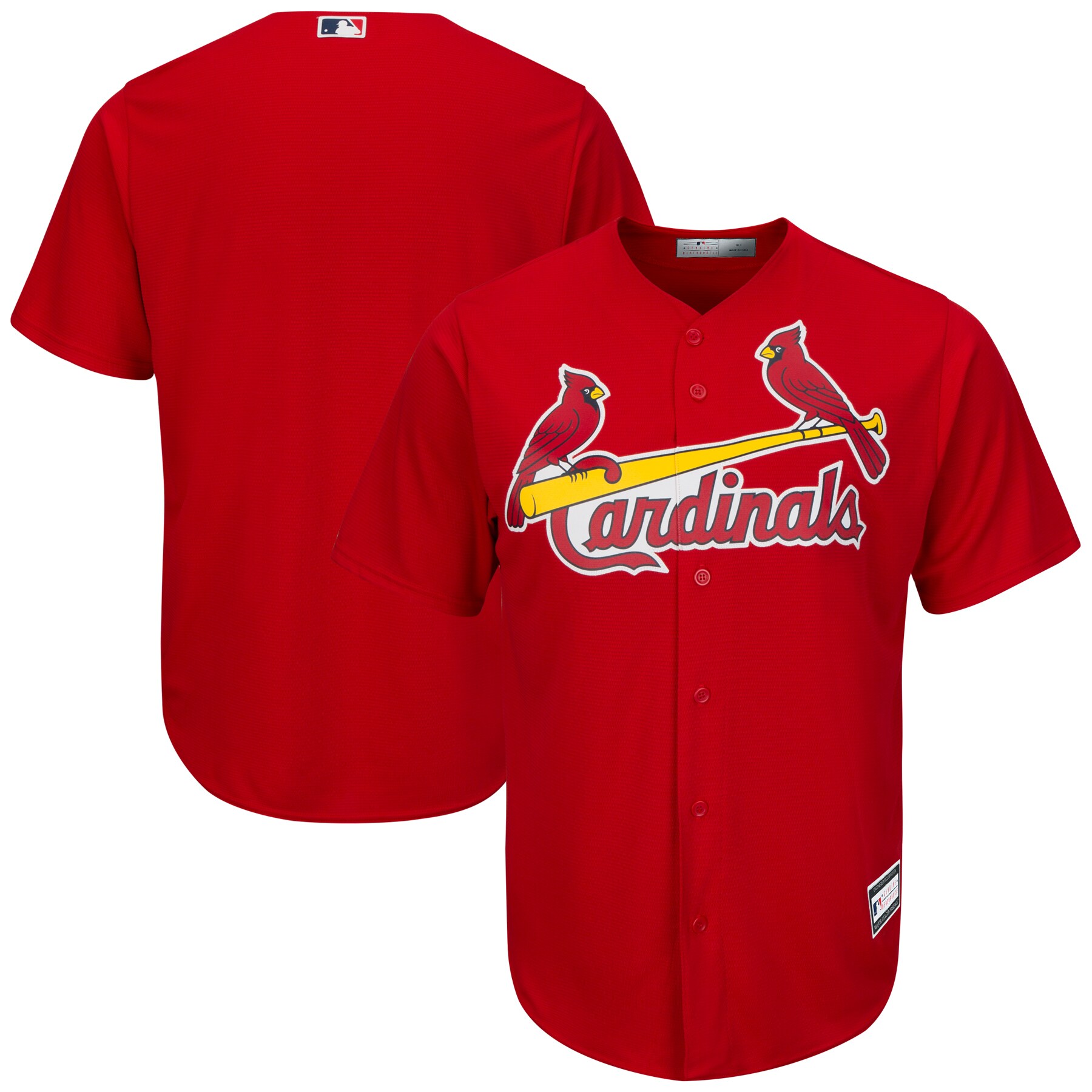 St. Louis Cardinals Big & Tall Replica Team Jersey - Red cheap jerseys for sale - CheapJerseys.Shop