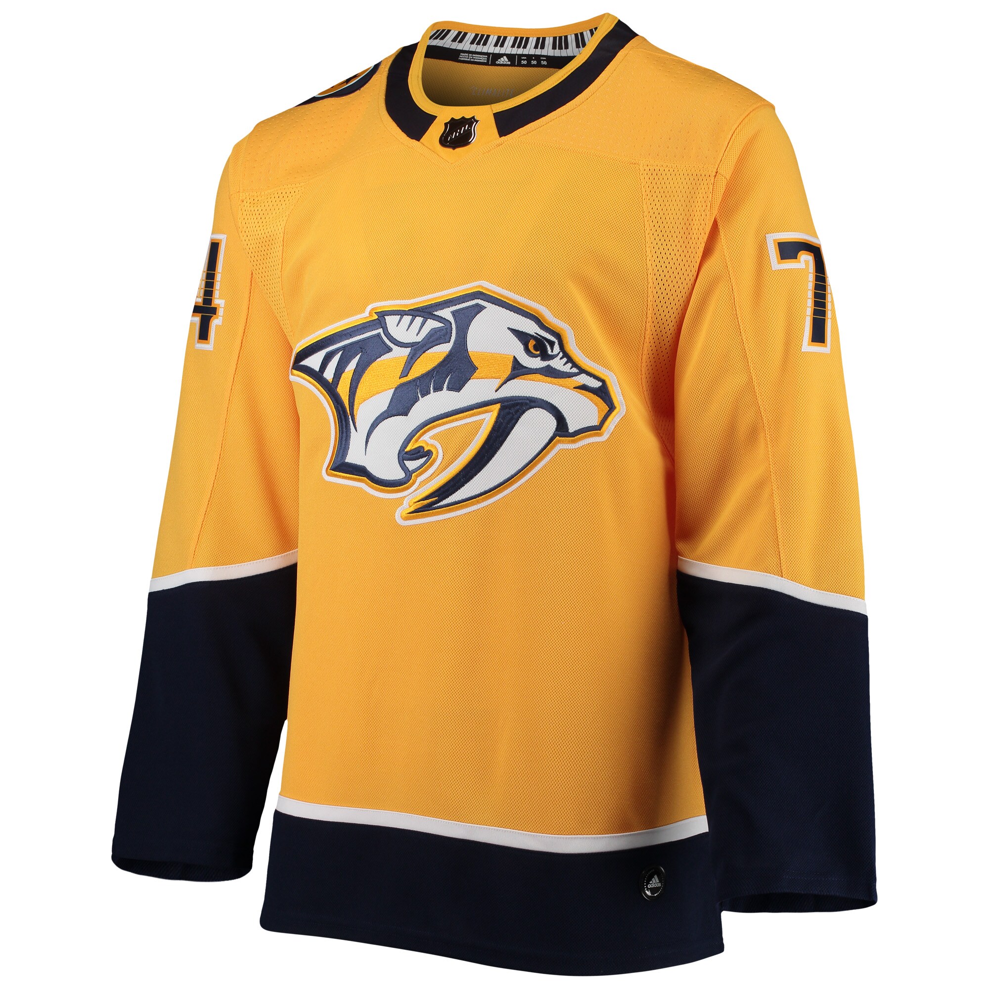 Juuse Saros Nashville Predators Home Authentic Player Jersey - Gold cheap jerseys for sale - CheapJerseys.Shop