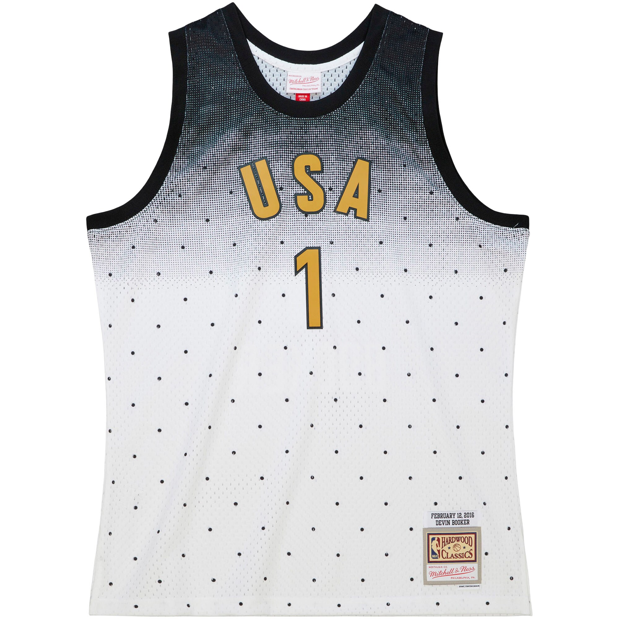 Devin Booker 2016 Rising Stars Challenge Mitchell & Ness Hardwood Classics Swingman Jersey - White cheap jerseys for sale - CheapJerseys.Shop