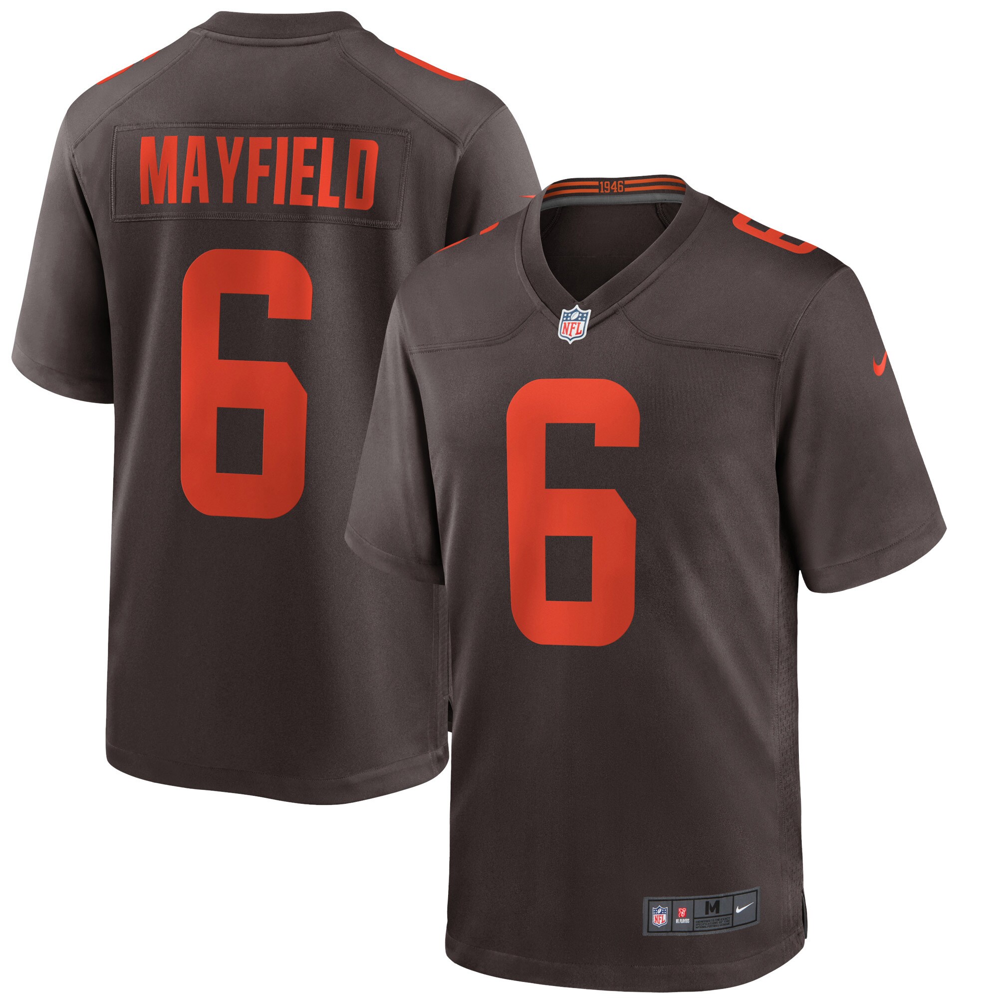 Baker Mayfield Cleveland Browns Alternate Game Jersey - Brown cheap jerseys for sale - CheapJerseys.Shop