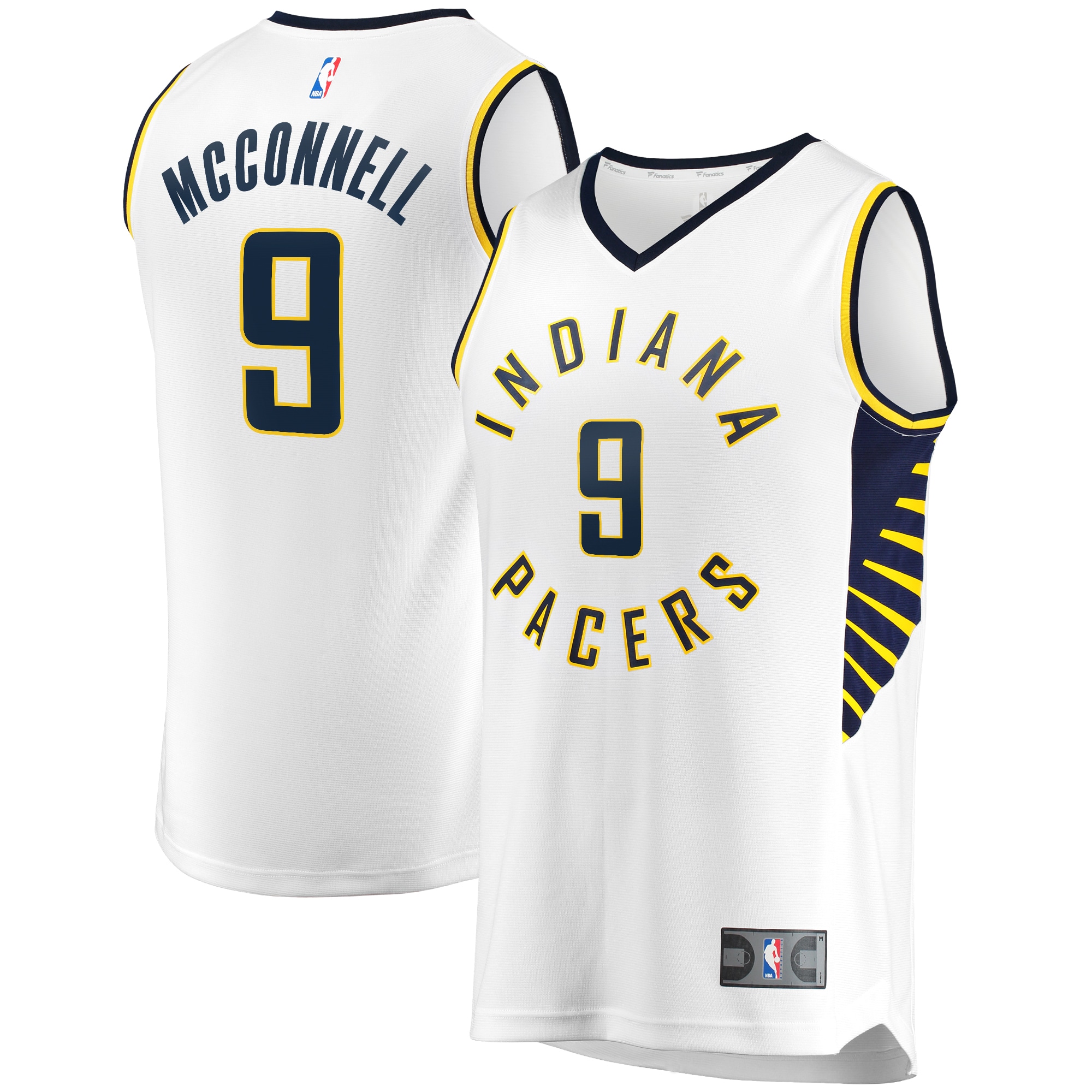 T.J. McConnell Indiana Pacers Fanatics Fast Break Player Replica Jersey - Association Edition - White cheap jerseys for sale - CheapJerseys.Shop