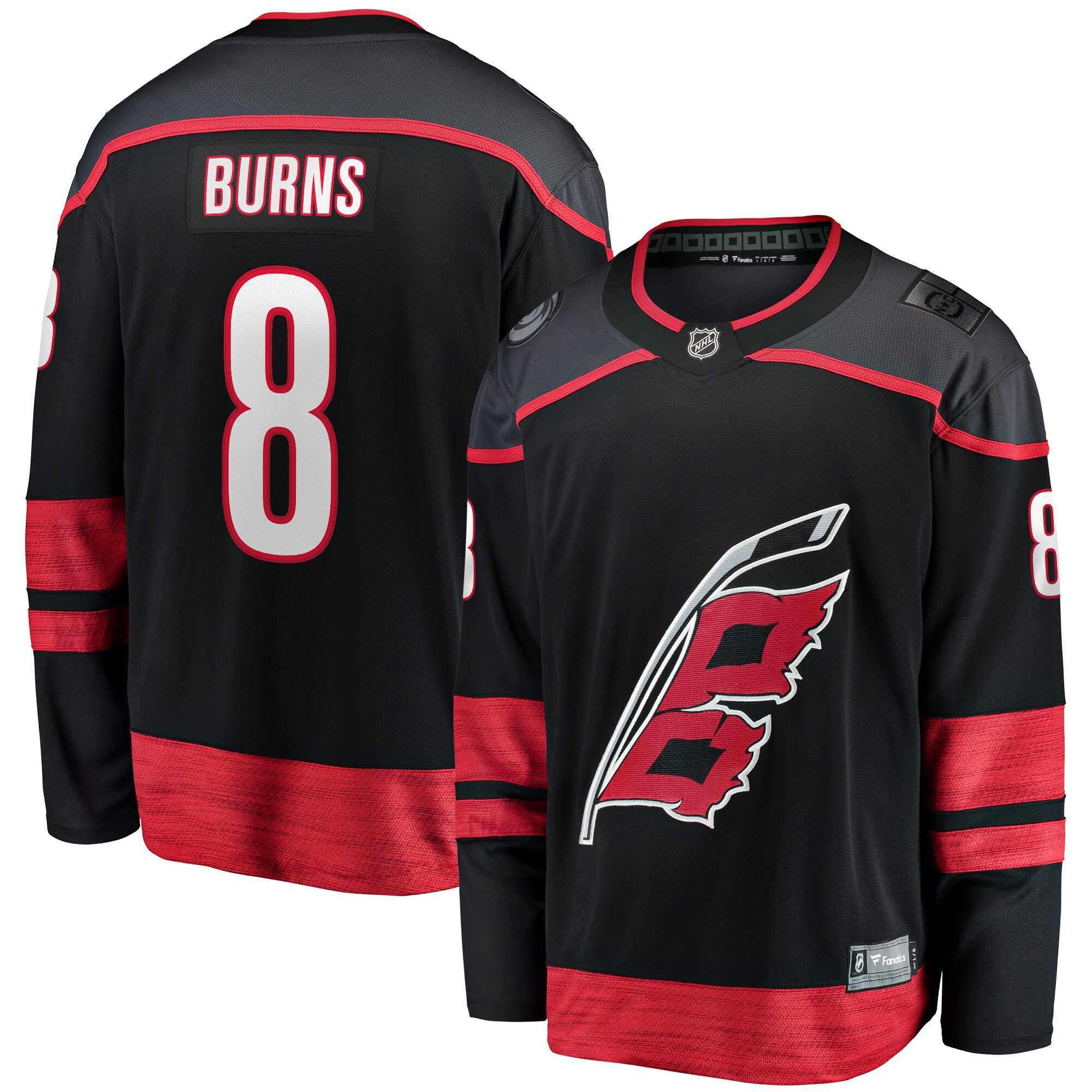 Brent Burns Carolina Hurricanes Fanatics Home Breakaway Player Jersey - Black cheap jerseys for sale - CheapJerseys.Shop