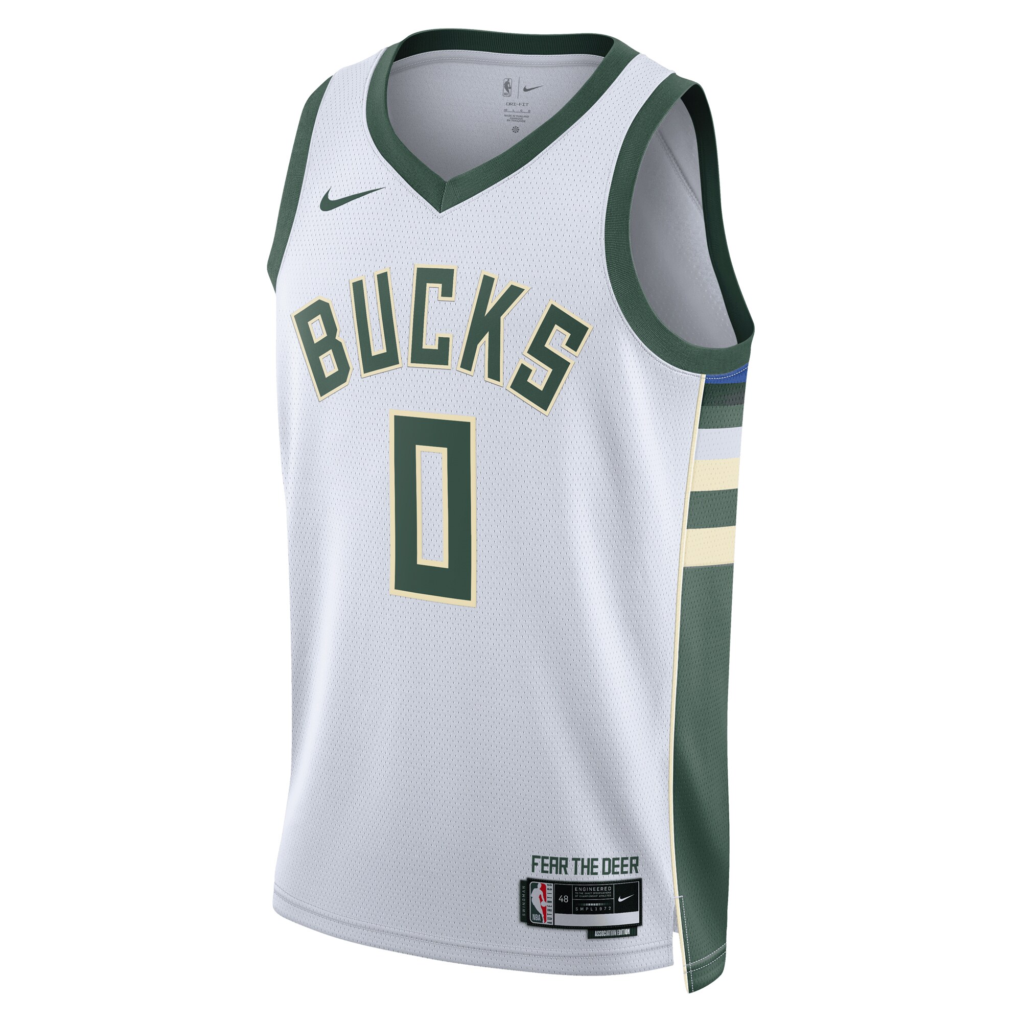 Damian Lillard Milwaukee Bucks Unisex Fear The Deer Swingman Player Jersey - Association Edition - White cheap jerseys for sale - CheapJerseys.Shop