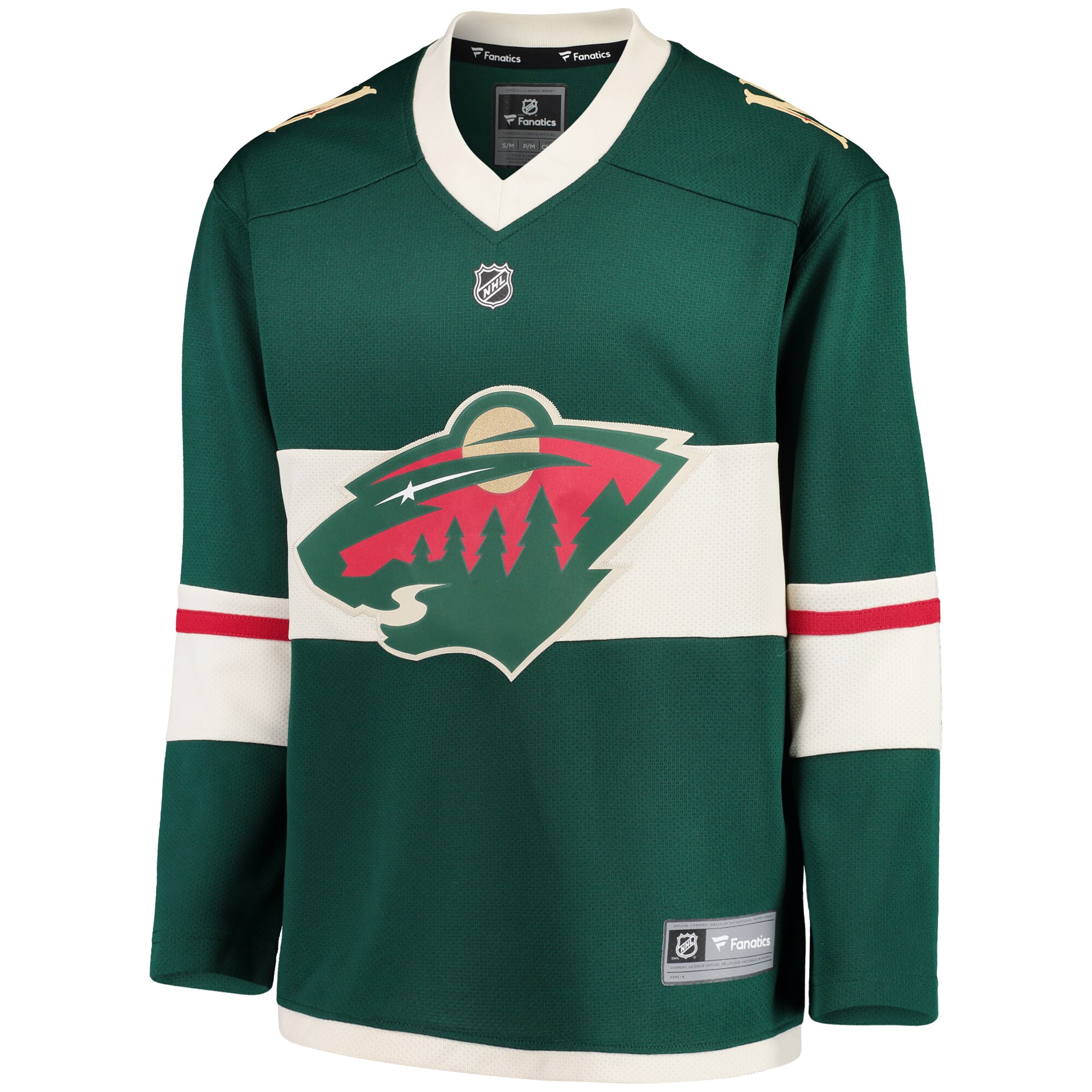Minnesota Wild Fanatics Youth Home Replica Blank Jersey - Green cheap jerseys for sale - CheapJerseys.Shop