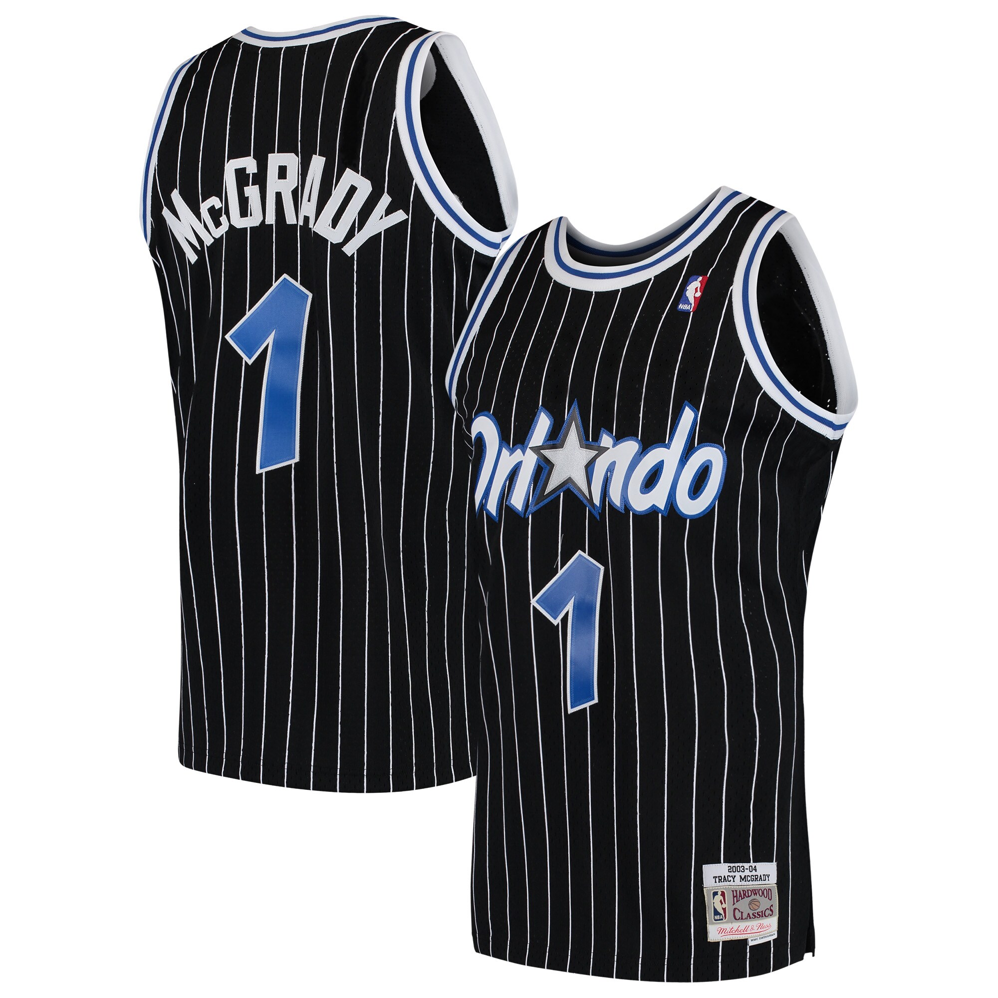 Tracy McGrady Orlando Magic Mitchell & Ness Hardwood Classics Swingman Jersey - Black cheap jerseys for sale - CheapJerseys.Shop