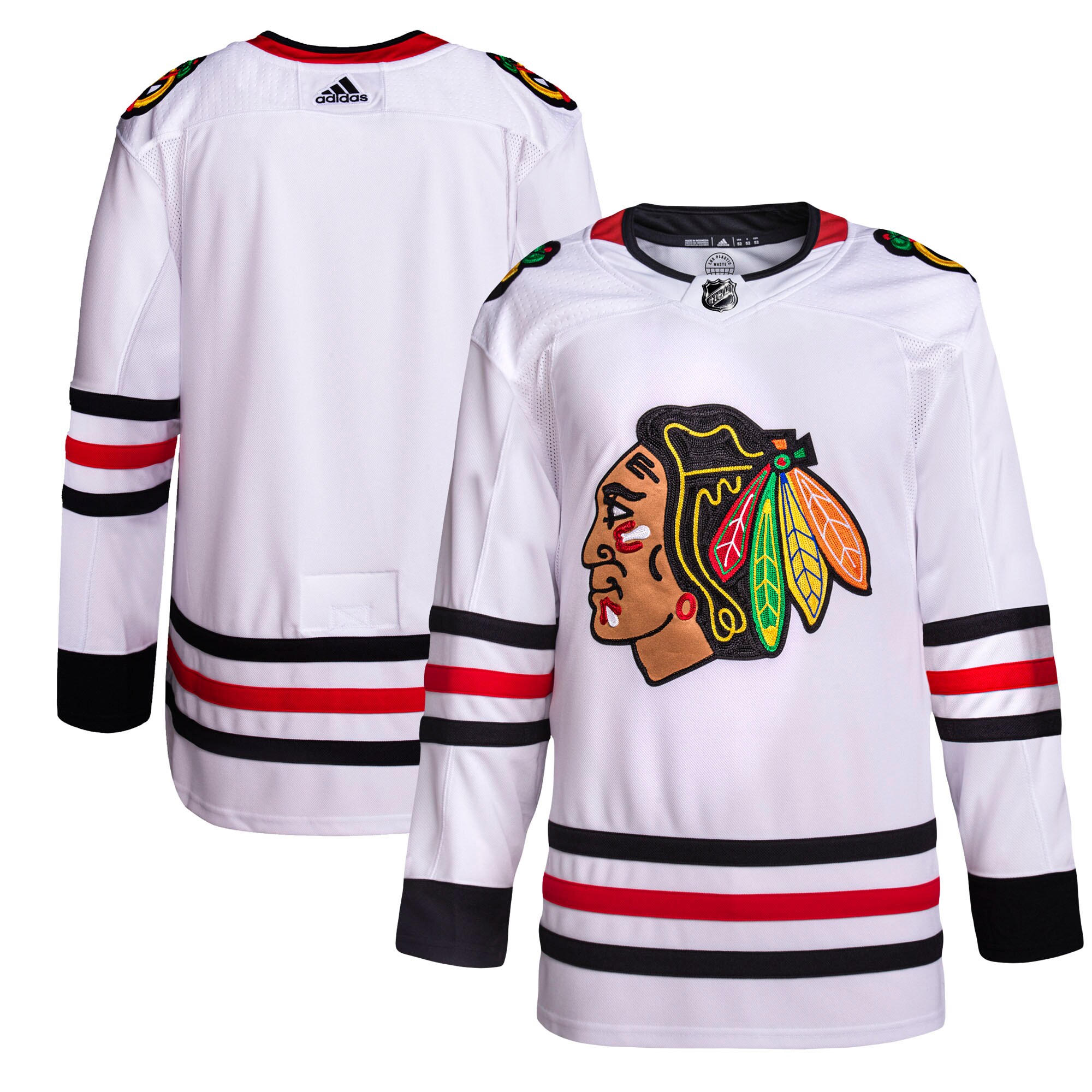 Chicago Blackhawks Men's Away Primegreen Authentic Jersey - White cheap jerseys for sale - CheapJerseys.Shop