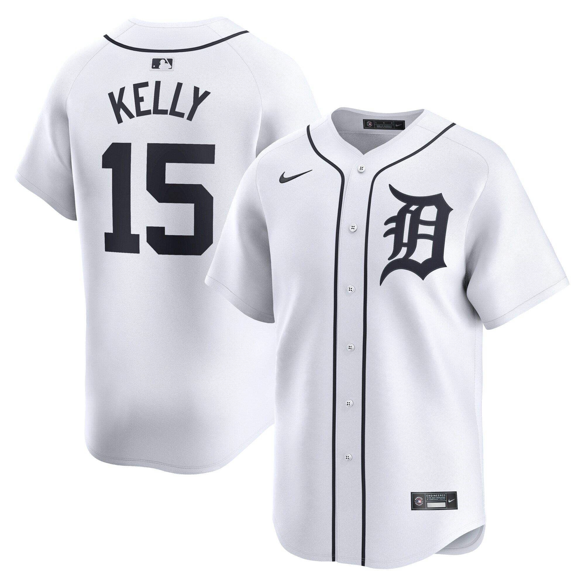 Carson Kelly Detroit Tigers Home Limited Player Jersey - White cheap jerseys for sale - CheapJerseys.Shop
