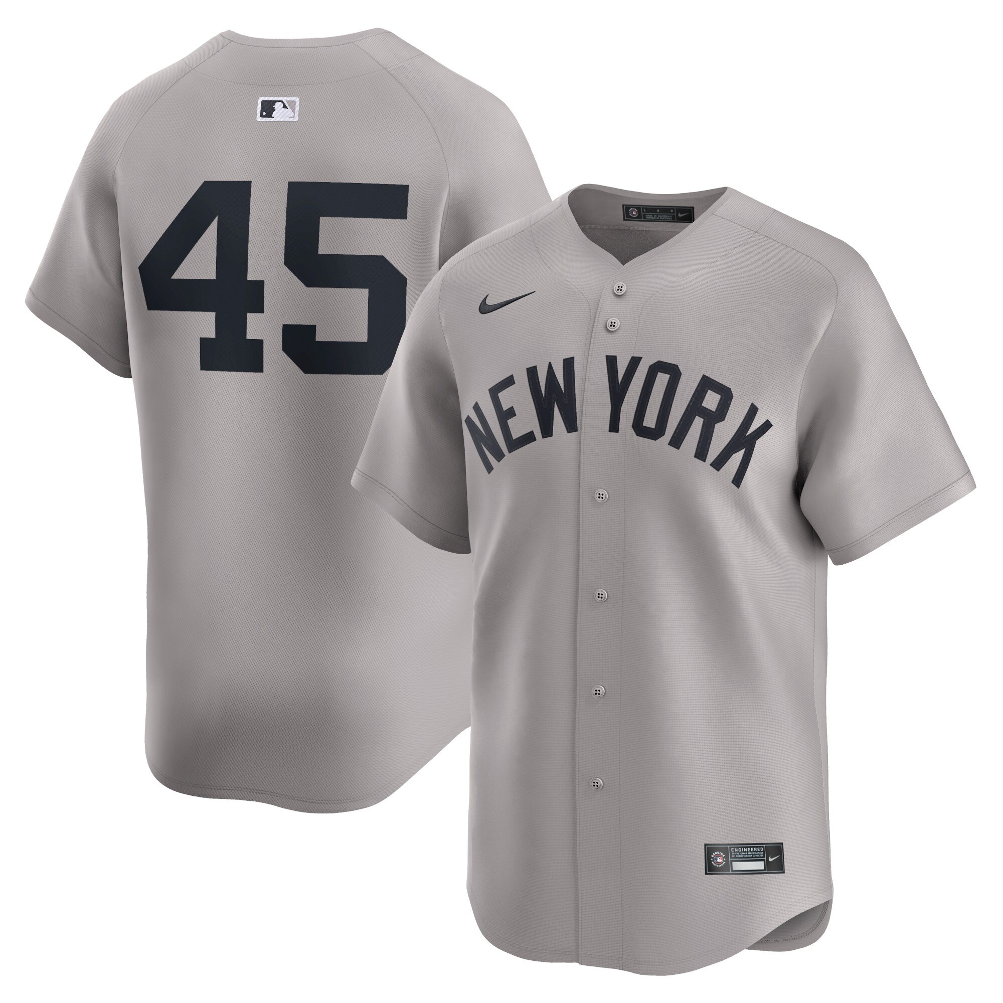 Gerrit Cole New York Yankees Away Limited Player Jersey - Gray cheap jerseys for sale - CheapJerseys.Shop