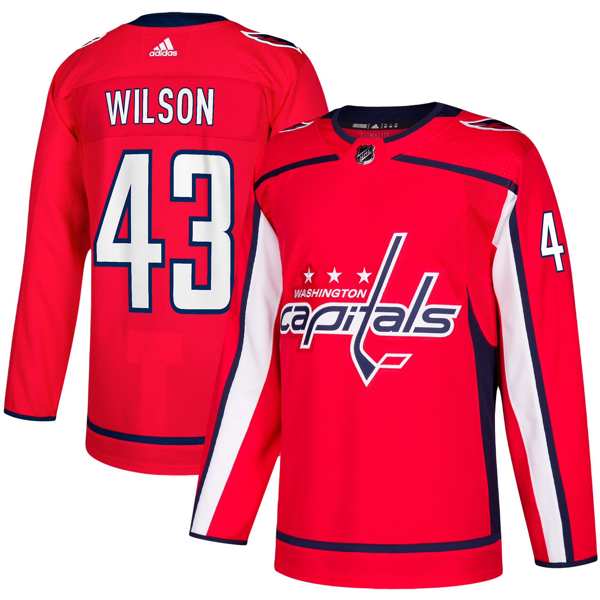 Tom Wilson Washington Capitals Home Authentic Player Jersey - Red cheap jerseys for sale - CheapJerseys.Shop