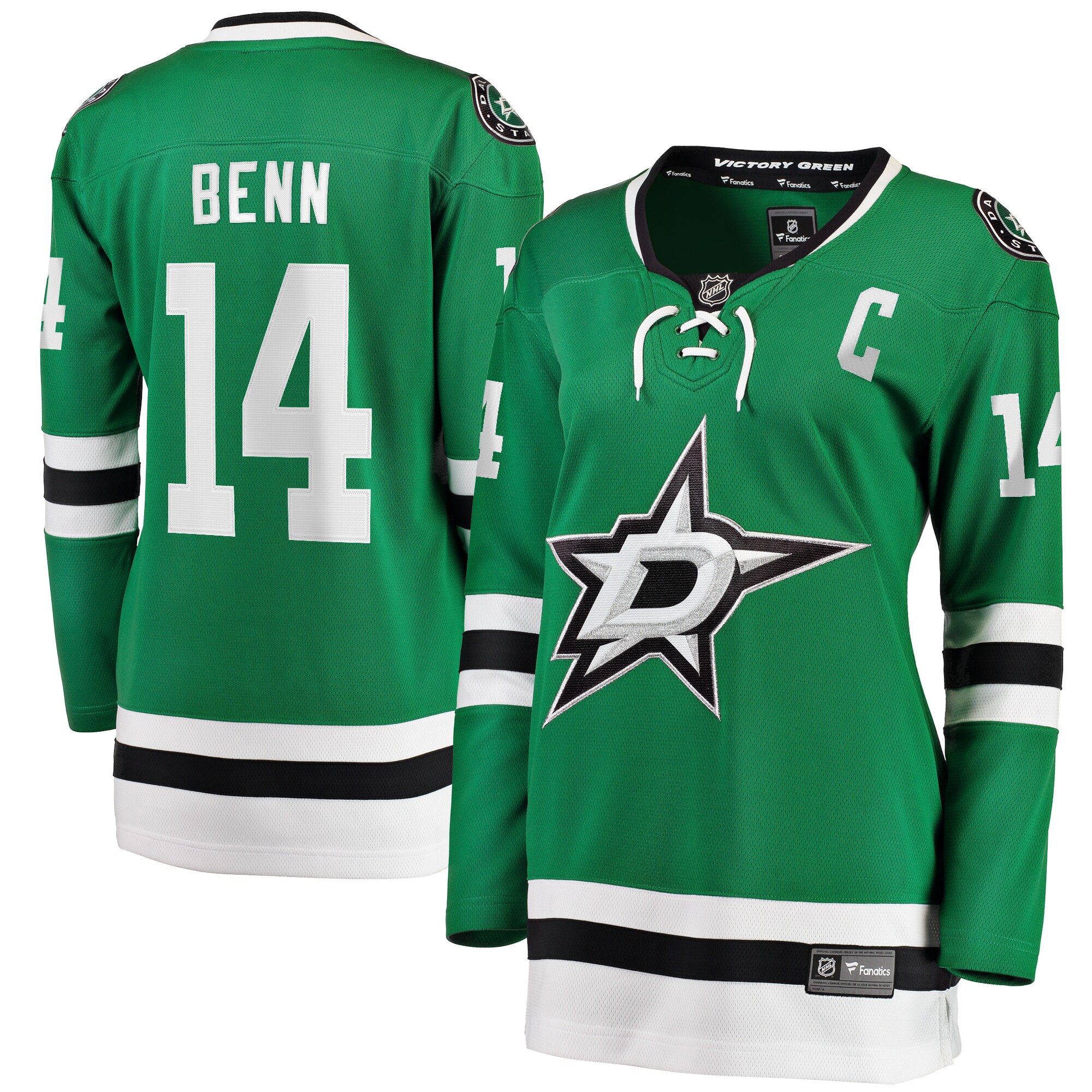 Jamie Benn Dallas Stars Fanatics Women's Captain Patch Home Breakaway Player Jersey - Kelly Green cheap jerseys for sale - CheapJerseys.Shop