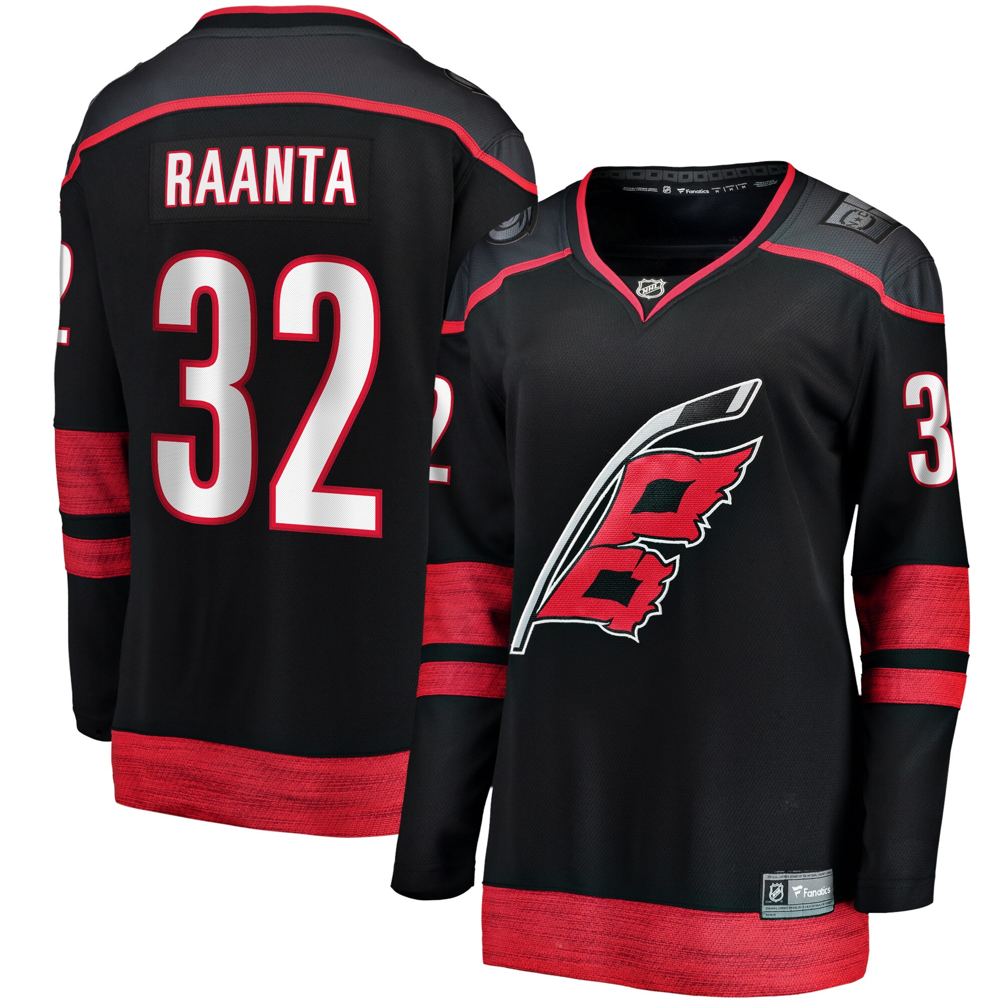Antti Raanta Carolina Hurricanes Fanatics Women's Home Breakaway Player Jersey - Black cheap jerseys for sale - CheapJerseys.Shop