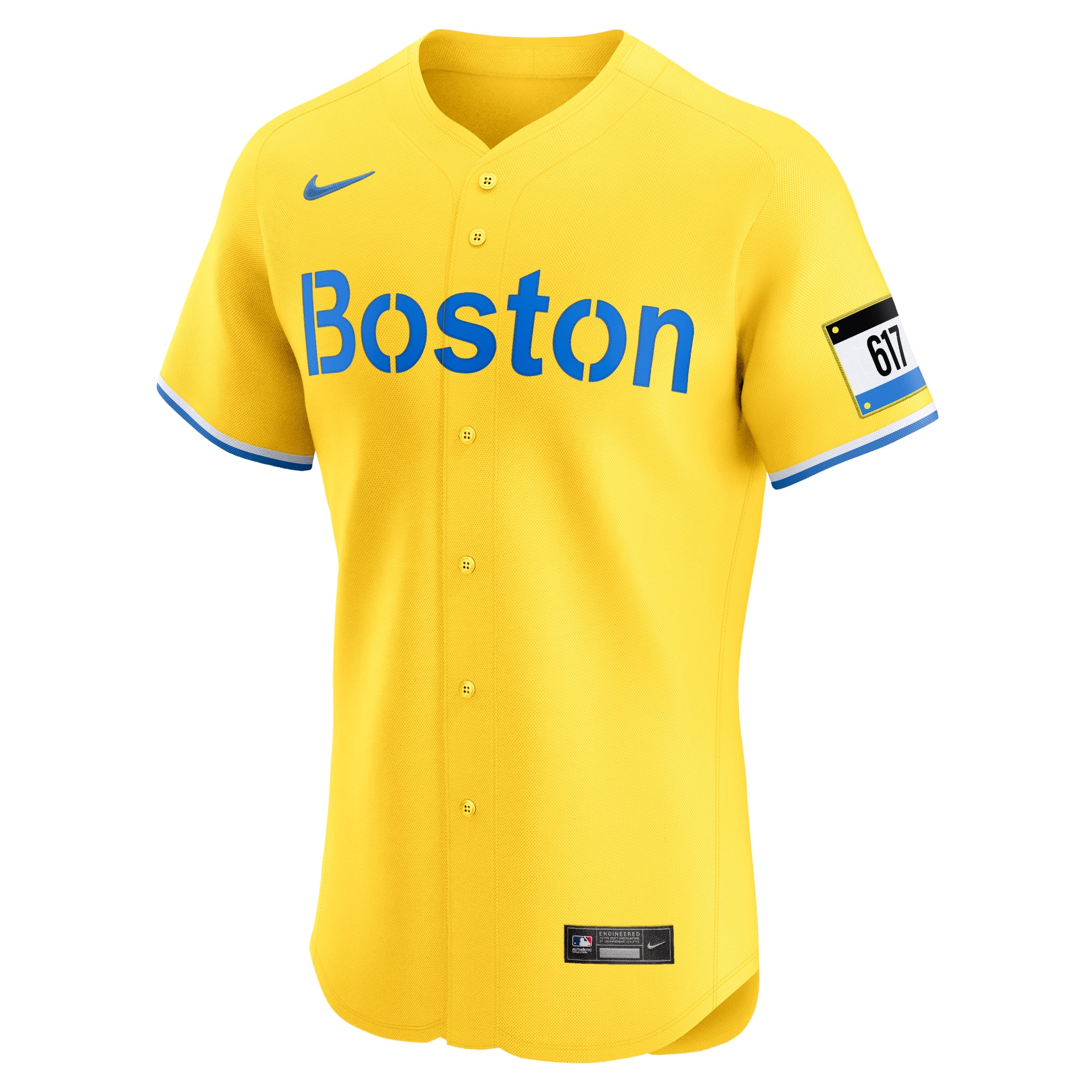 Rafael Devers Boston Red Sox City Connect Elite Jersey - Gold cheap jerseys for sale - CheapJerseys.Shop
