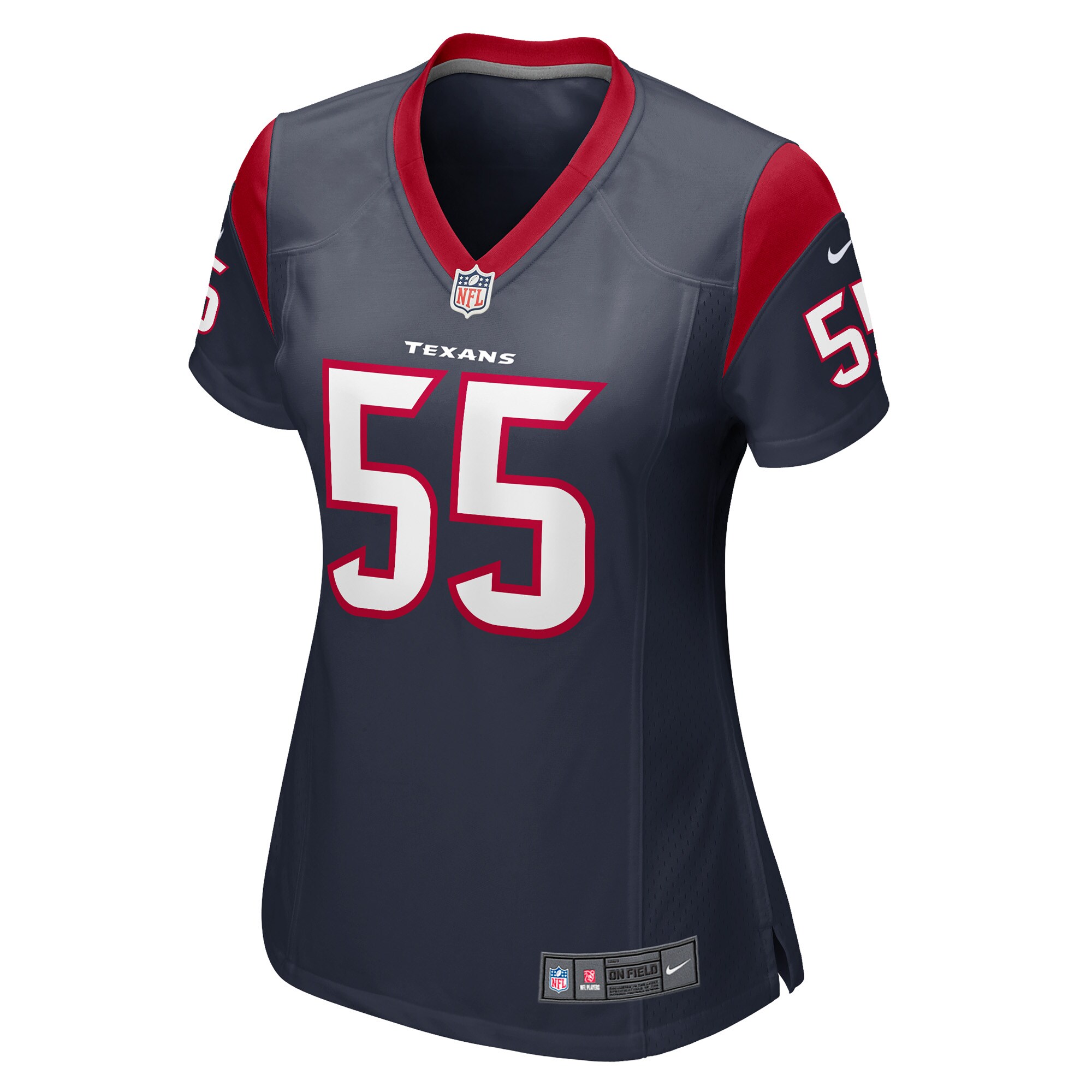 Jerry Hughes Houston Texans Women's Game Player Jersey - Navy cheap jerseys for sale - CheapJerseys.Shop
