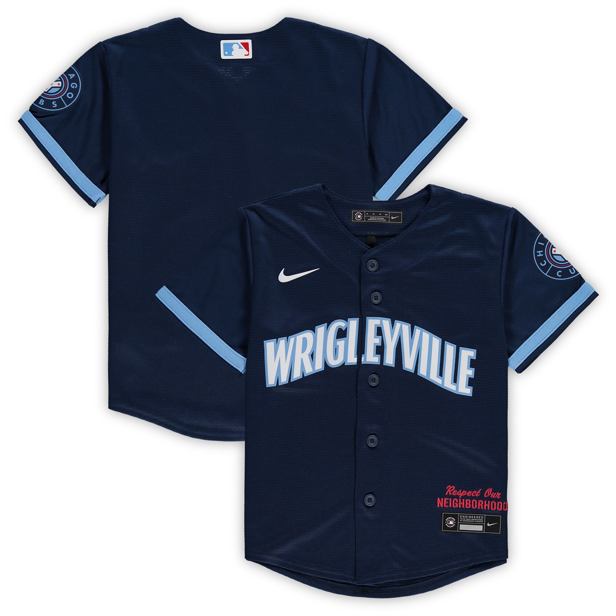 Chicago Cubs Preschool City Connect Replica Team Jersey - Navy cheap jerseys for sale - CheapJerseys.Shop