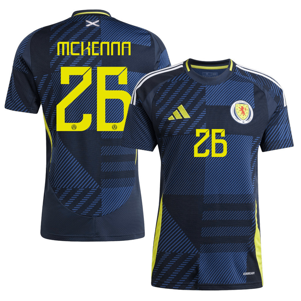 Scott McKenna 26 Scotland National Team 2024 Home Men Jersey - Navy cheap jerseys for sale - CheapJerseys.Shop