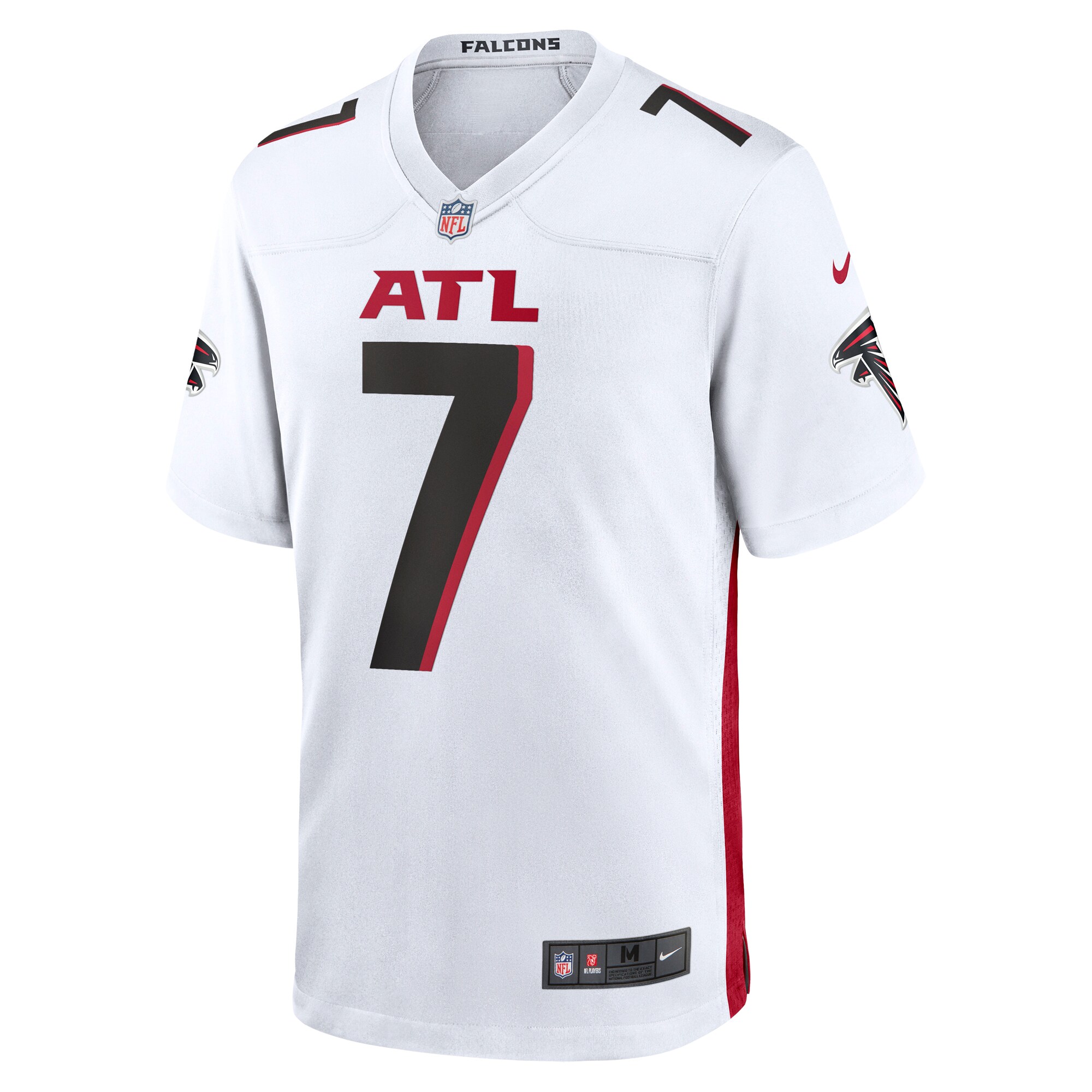 Bijan Robinson Atlanta Falcons 2023 Draft First Round Pick Game Jersey - White cheap jerseys for sale - CheapJerseys.Shop