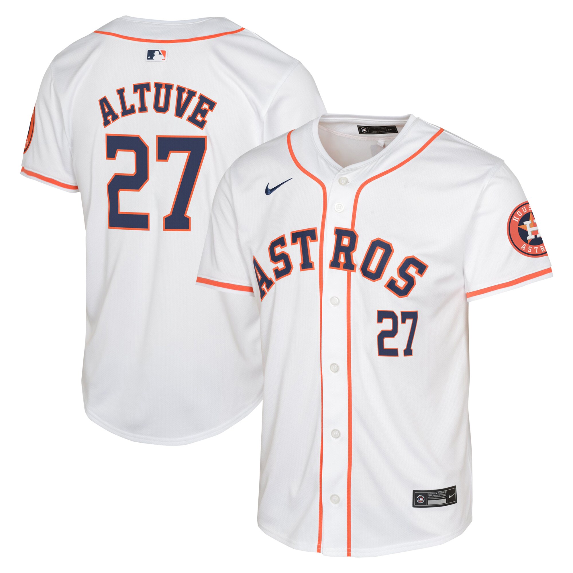 Jose Altuve Houston Astros Youth Home Limited Player Jersey - White cheap jerseys for sale - CheapJerseys.Shop