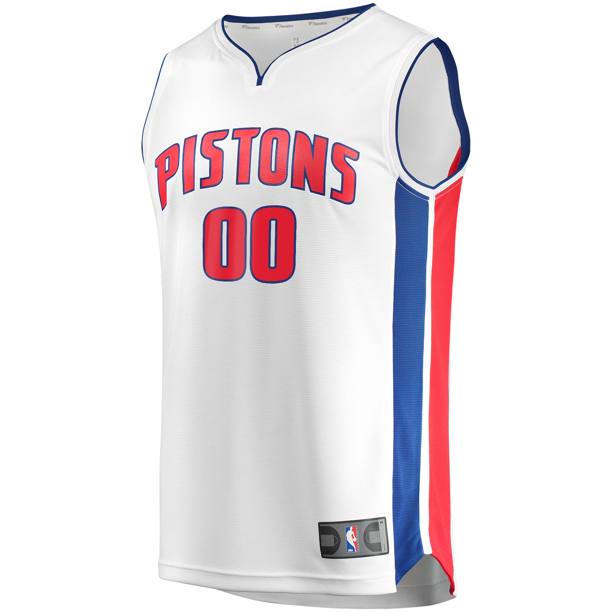 Detroit Pistons Fanatics Fast Break Custom Replica Jersey White - Association Edition cheap jerseys for sale - CheapJerseys.Shop
